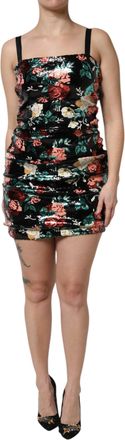 Dolce & Gabbana Pailletten Mini-jurk Bloemenprint