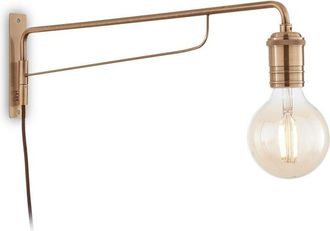 Ideal Lux Triumph - 1 Light Wall Light Antique Brass - Ideal Lux