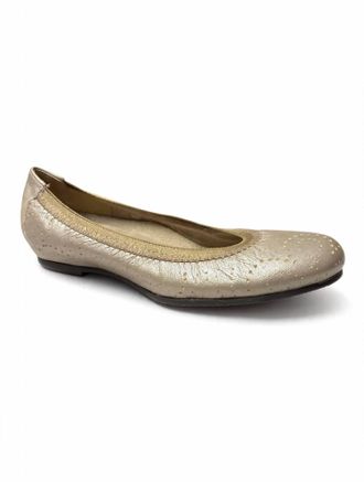Munro Womens Brandi Flats In Taupe Pearlized Kid