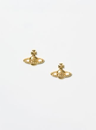 Vivienne Westwood Womens Farah golden orb earrings