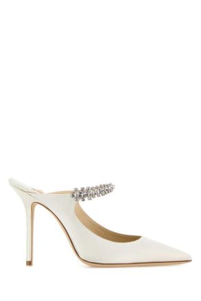 Jimmy Choo London White Pointed Toe Pumps