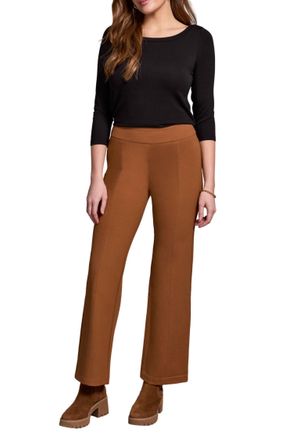 Tribal Pull On Pant With Pin Tucks In Walnut