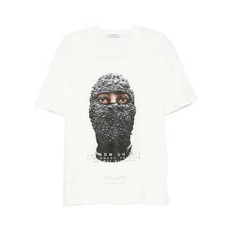 Ih Nom Uh Nit T-Shirts, male, White, M, Mask-print T-shirt