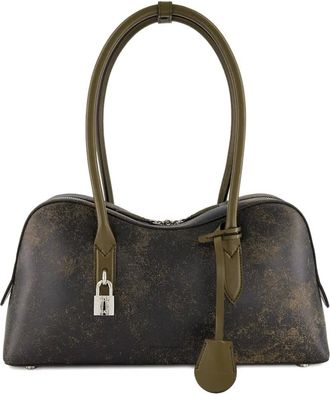 Stella McCartney Borsa tote Ryder Trompe OLoeil con stampa - Marrone