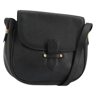 Saint Laurent Pre-owned Cross Body Bags, female, Black, Size: ONE SIZE Pre-owned Vintage Shoulder Bag