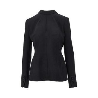 Dolce & Gabbana Wool double crepe back to front jacket Woman 42
