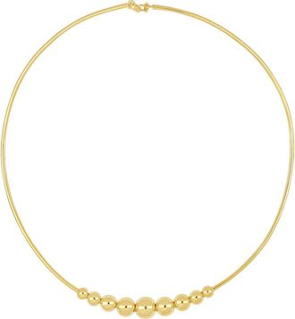 Bony Levy 14K Gold Beaded Choker Necklace in 14K Yellow Gold at Nordstrom, Size 17