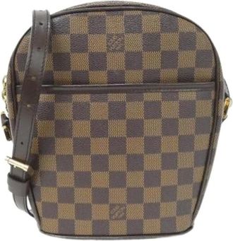 Louis Vuitton Pre-owned Cross Body Bags, female, Brown, Size: ONE SIZE Pre-owned Vintage Canvas Cross Body Bag