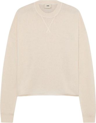 Autry Jersey de cuello redondo - Knitwear - Hombre - Beige - L