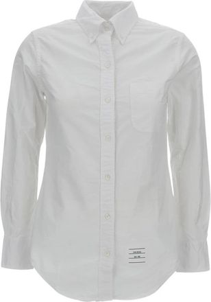 Thom Browne Camicia Oxford Classic - Dames - Overhemden - Wit - XS - Overhemden