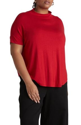 Universal Standard Petra Short Sleeve Top in New York Red at Nordstrom, Size Xs