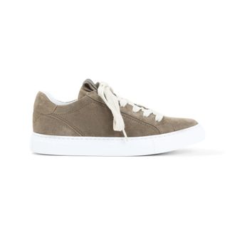 Brunello Cucinelli Brown Lace Up Sneakers