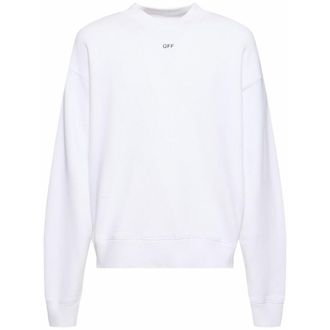 Off-white Off-white Off Stamp Skate Crewneck Wit