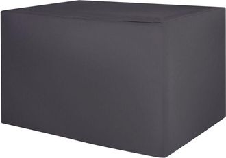 Beliani Cubierta Impermeable Para Muebles De Jard&iacute;n Tela Recubierta De Pvc Negro Chuva