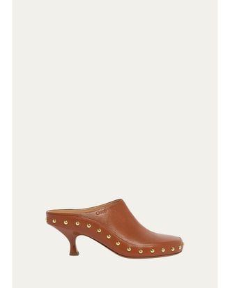 Chlo&eacute; 55mm Junie Leather Mules