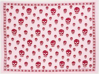 Alexander McQueen Classic Skull Wool Scarf