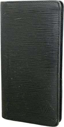 Louis Vuitton Noir Long Wallet (Bi-Fold) (Pre-Owned)