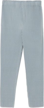 Homme Pliss&eacute; Issey Miyake Pantaloni dritti con pieghe - Blu