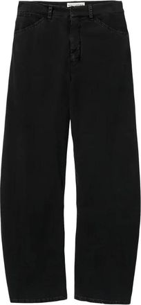 Nili Lotan Tribeca Katoenen Broek - Dames - Straight fit broeken - Zwart - 3XS - Katoen - Broeken