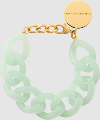 Vanessa Baroni Bracelet Flat Chain Opaline Mint