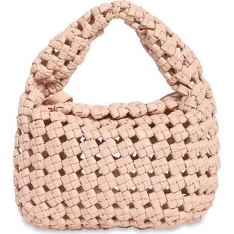 Walter Baker Mackenzie Woven Knot Shoulder Bag in Peach at Nordstrom Rack