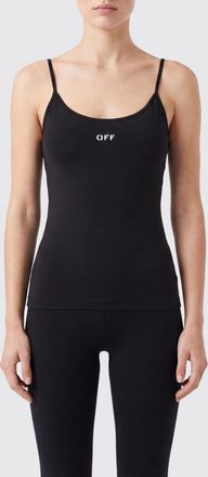 Off-white Top sportivo slim fit in nylon con logo a contrasto