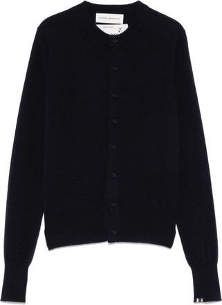 Extreme Cashmere Blue Front Button Cardigan