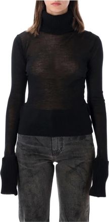 Our Legacy Inverse Turtleneck - Dames - Truien - Zwart - Maat: S Wol