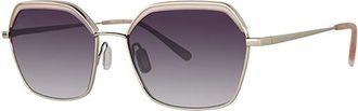 Paradigm Farrah Rose Womens Sunglasses Gold Size 56