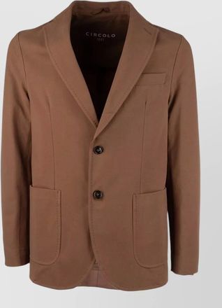 Circolo 1901 jacket and waistcoat button front pockets lapel