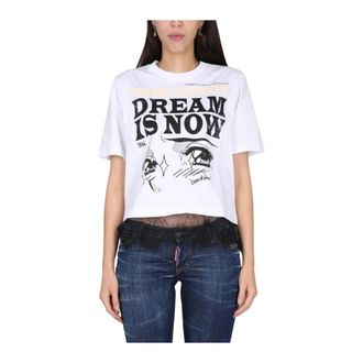 Dsquared2 Donna, Top, Bianco, M, new