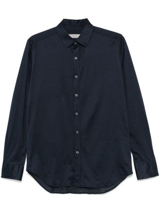 Canali Camicia leggera - Blu