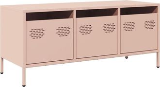 vidaXL Vidaxl - tv Cabinet Pink 101.5x39x43.5 cm Cold-rolled Steel