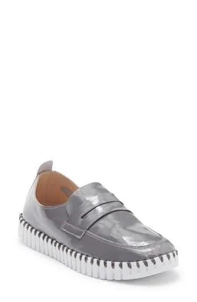 Ilse Jacobsen Tulip Loafer in Shark Grey at Nordstrom Rack, Size 11Us / 41Eu
