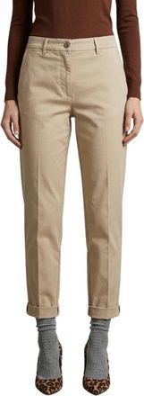 Mason's New York Carrot Chino Broek - Dames - Chinos - Beige - L - Katoen - Broeken