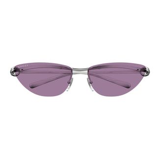 Gucci GG1701S001 Purple-Tinted Sunglasses - Gray