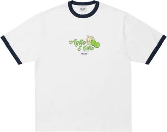 Palace Aglio E Olio Ringer T-Shirt White P30ES203