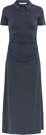 Sams&oslash;e & Sams&oslash;e Sasun Jurk - Dames - Maxi kleedjes - Blauw - S - Leer - Kleedjes