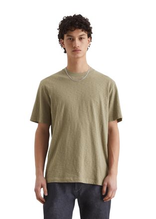 Marc O'Polo Denim T-Shirt MARC OPOLO DENIM, Herren, Gr. L, gr&uuml;n (dusky gr&uuml;n), Jersey, Obermaterial: 100% Baumwolle, regular fit, Rundhals, Shirts T-Shirt, mit leicht un