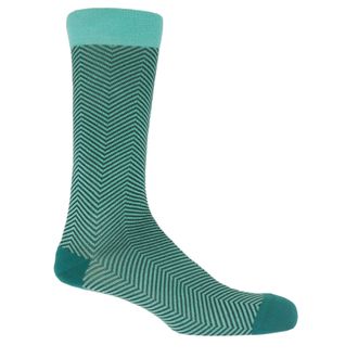 Peper Harow Lux Taylor Mens Socks - Turquoise