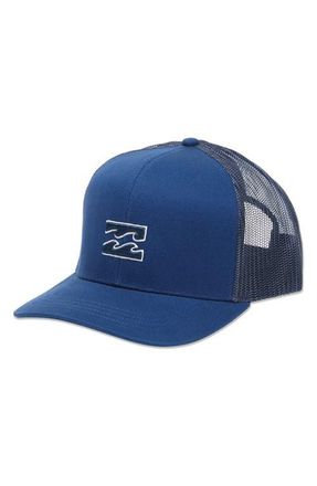 Billabong All Day Trucker Hat in Dark Denim at Nordstrom