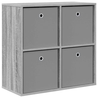 vidaXL Aparador Con Caj&oacute;n Gris Sonoma 68,5 X 32 X 67 Cm Vidaxl