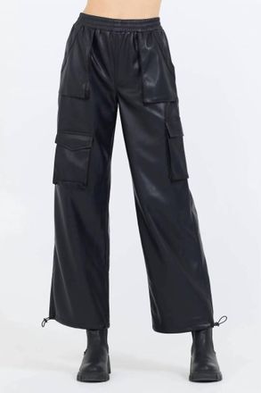 Vintage Havana Leather Pant In Black