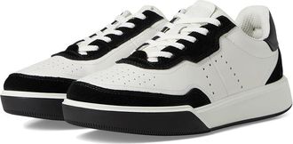 Ecco Street Court Sneaker Womens Shoes Black/White/Black : EU 42 (US Womens 11-11.5) M, Leather