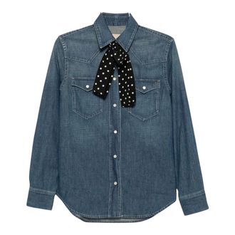 Valentino Mujer, Blusas y Camisas, Azul, Talla: M