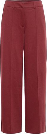 Ichi Pantaloni a gamba larga - - Trousers - Donna - Marrone - 2XL