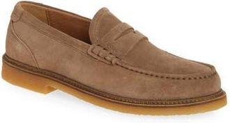 BOSS Kope Moc Toe Penny Loafer in Medium Beige at Nordstrom Rack, Size 13Us / 12Uk