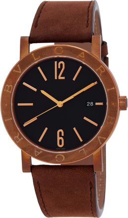 Bulgari Pre-owned Bvlgari Bvlgari Solotempo Automatic Black Dial Mens Watch 102977