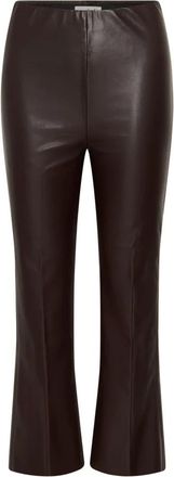 Soaked In Luxury Pantaloni Kickflare in PU SLKaylee - - Trousers - Donna - Marrone - XL