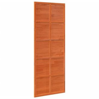 vidaXL Vidaxl - Puerta De Granero Madera Maciza Pino Marr&oacute;n Miel 80x208 Cm